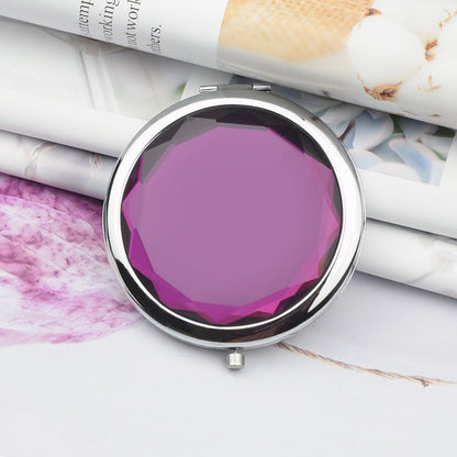 Faltbarer tragbarer kleiner doppelseitiger Spiegel