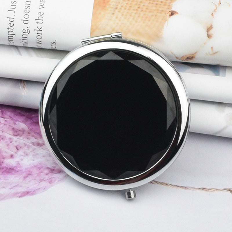 Faltbarer tragbarer kleiner doppelseitiger Spiegel